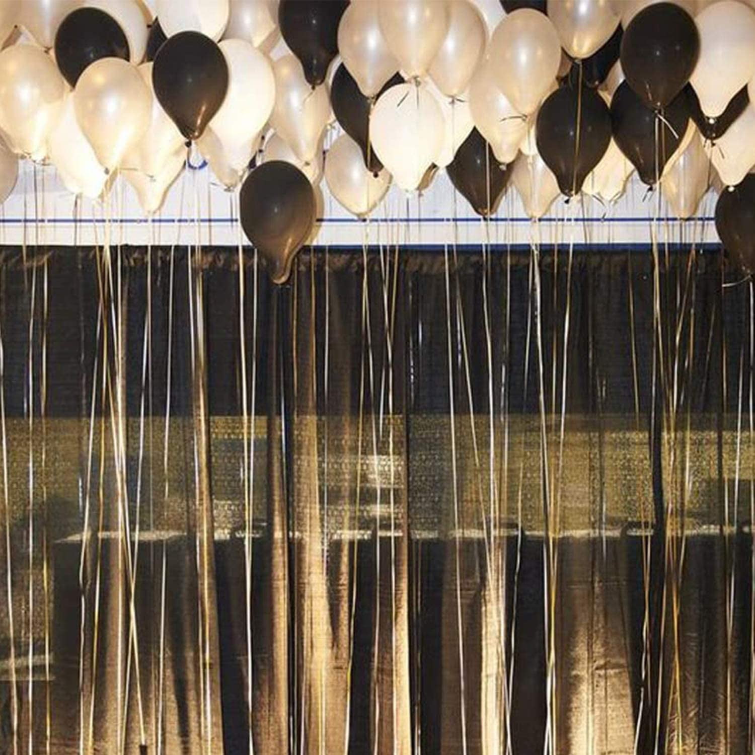 Buy Crepe Paper Streamers12 Pcs Gold Streamers, Silver and Black Streamers Party Decorations for