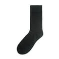 thumbnail image 4 of 1 Pair Men Dress Socks Cotton Solid Sports Athletic Work Stripe Casual Socks, 4 of 8
