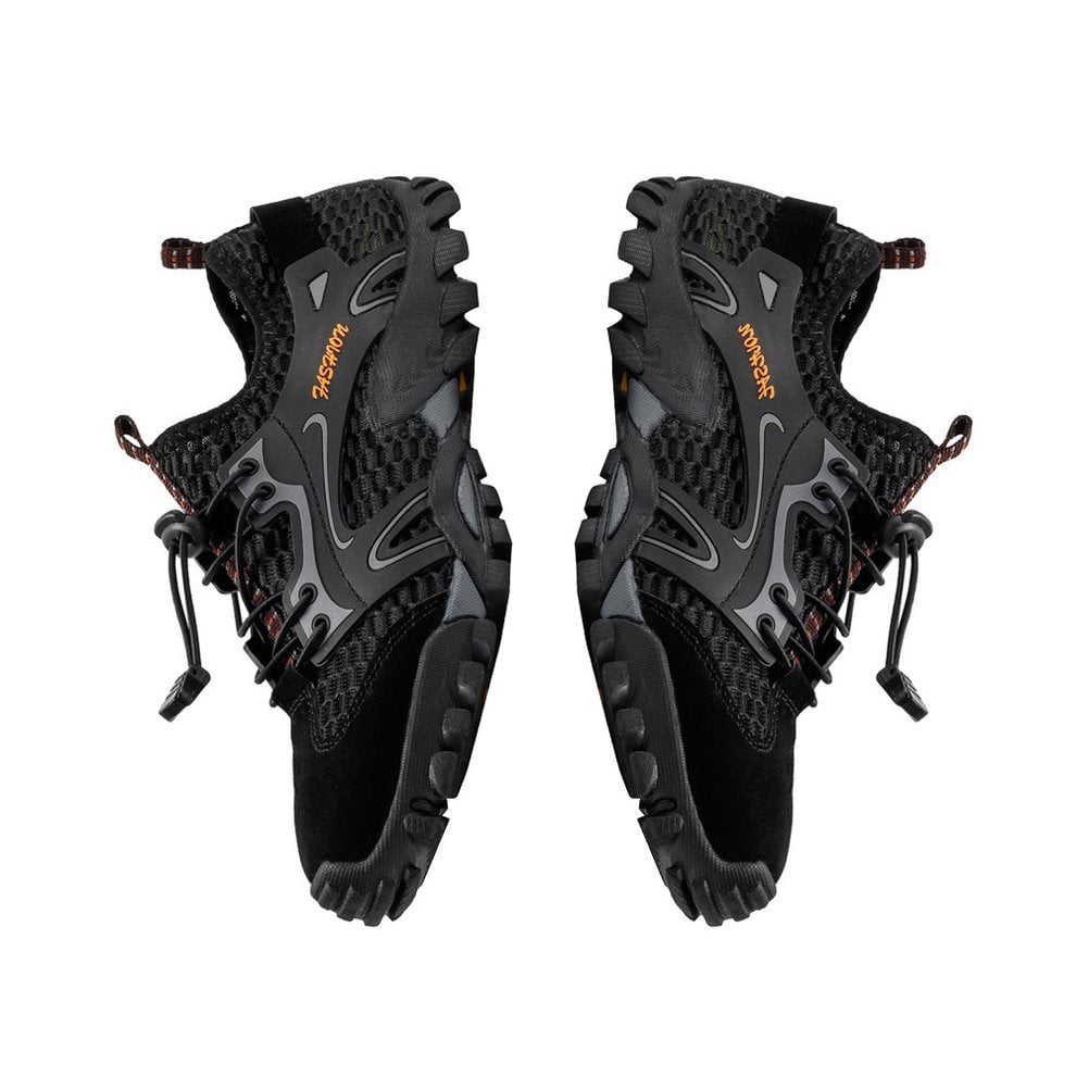 men's breathable mesh casual light outdoor hiking shoes