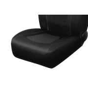 Auto Drive 2 PC Low Back Gel Cooling Car Seat Cover Polyester Black, Universal Fit, 2010SC12