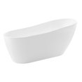 thumbnail image 2 of Anzzi Ftaz093-52C-65 Trend 67" Free Standing Acrylic Bathroom Combination Tub - White, 2 of 2