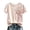 Light Pink, variant on JULMCOMO Womens Breast Cancer Awareness Shirts Crew Neck Pink Floral Print Breast Cancer Shirts Short Sleeve Casual Soft Graphic Tees Pink XL