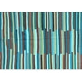 thumbnail image 1 of Ahgly Company Indoor Rectangle Southwestern Light Blue Country Area Rugs, 2' x 5', 1 of 4