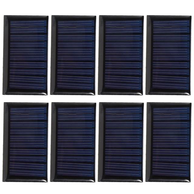 8 Uds 30MA 5V Mini paneles de células solares DIY placa Solar epoxi materiales de juguete eléctrico cargador de células fotovoltaicas