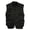 Black, variant on SOLS Wild Full Zip Waistcoat Bodywarmer Jacket