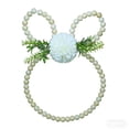 thumbnail image 2 of Nkmbld Easter Wreaths for Front Door, Easter Bunny Wooden Bead Wreath Wall Decor Holiday Arrangement for Outdoor Courtyards Rustics Hanging Ornament, 2 of 9