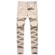 thumbnail image 2 of Pantalones largos a rayas para hombre, pantalones de traje ajustados y elásticos, pantalones casuales, pantalones para hombre, 2 of 7