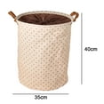 thumbnail image 2 of Foldable Dirty Clothes Organizer, Space-Saving Basket Collapsible Storage Bag for Toys & Laundry, 2 of 5