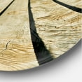 thumbnail image 3 of Designart 'Wooden Pier in Waving Sea ' Modern wall clock, 3 of 6