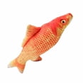 thumbnail image 2 of Lifelike Fish Shape Pet Cat Plush Fish Fish Pet Playing Toy Kitten Teaser Plush Simulation Fish Interactive Catnip Toy, 2 of 8