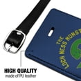 thumbnail image 3 of The Loch Ness Monster Believes in You Funny Humor Rectangle Leather Luggage Card Suitcase Carry-On ID Tag, 3 of 8