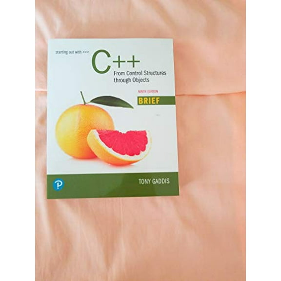 Pre-Owned Starting Out with C  : From Control Structures through Objects, Brief Version (What's New in Computer Science), 9780134895734, 0134895738, Paperback, 9 edition