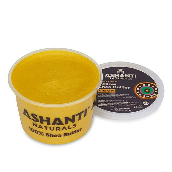 Ashanti Naturals Yellow Shea Butter Creamy 15 Oz.