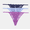 Orchid Bloom/Blue Innocence/Dark Iris, variant on Joyspun String Thongs with Scalloped Lace, 3-Pack, Sizes XS-3XL