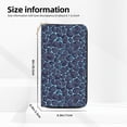 thumbnail image 2 of Leather Wallet 8 X 4.3 In Comfortable Light Waterproof And Durable Zipper Design Easy To Carry Animal Skin Print Style Darkturquoise_3, 2 of 8