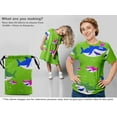 thumbnail image 6 of oneOone Polyester Spandex Green Fabric Shark Print Kids Sewing Craft Projects Fabric Prints By Yard 56 Inch Wide, 6 of 6