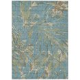 thumbnail image 2 of Addison Rugs Chantille Indoor/Outdoor Transitional Tropical Teal Machine Washable Rectangle Rug, 9' x 12', 2 of 8