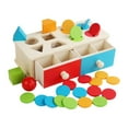 thumbnail image 2 of Caja de Monedas de Madera Montessori, Juguetes de Persistencia de Objetos, Juguete de Aprendizaje, Juguetes de Madera Montessori para Bebés de 2 años, 2 of 9
