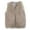 Grey, variant on Ruyang Girls Faux Fur Vest Sleeveless Furry Jacket Kids Thick Warm CoatPlain Cute Fuzzy Waistcoat Fashion Cardigan