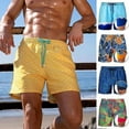 thumbnail image 3 of Mens Swim Trunks, Quick Dry 5 Inch Inseam Beach Shorts, 3 of 4