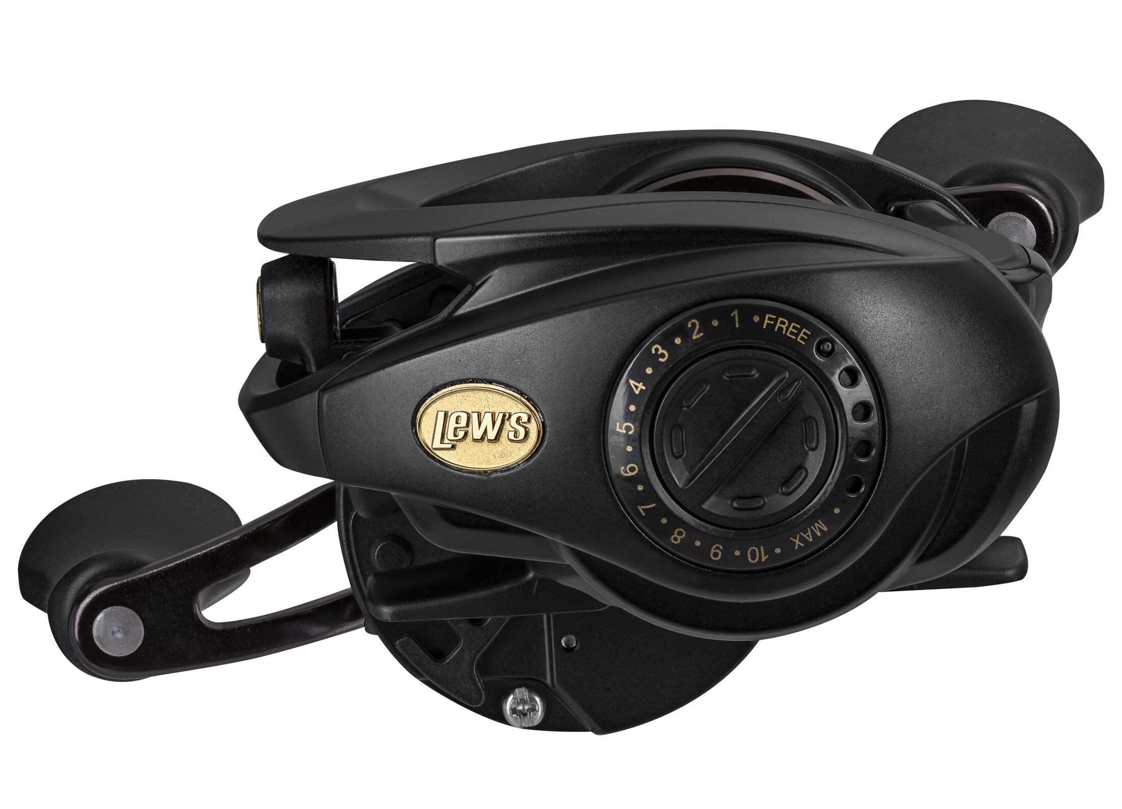 Lew's, BB1 Pro Baitcast Fishing Reel, 6.2:1 Gear Ratio, Black