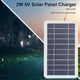 thumbnail image 3 of 2X Panel Solar USB de Alta Potencia de 5V para Exteriores, Resistente Al Agua, Caminata, Camping, Células Portátiles, Cargador Solar de Batería para Teléfono MóVil, 3 of 5