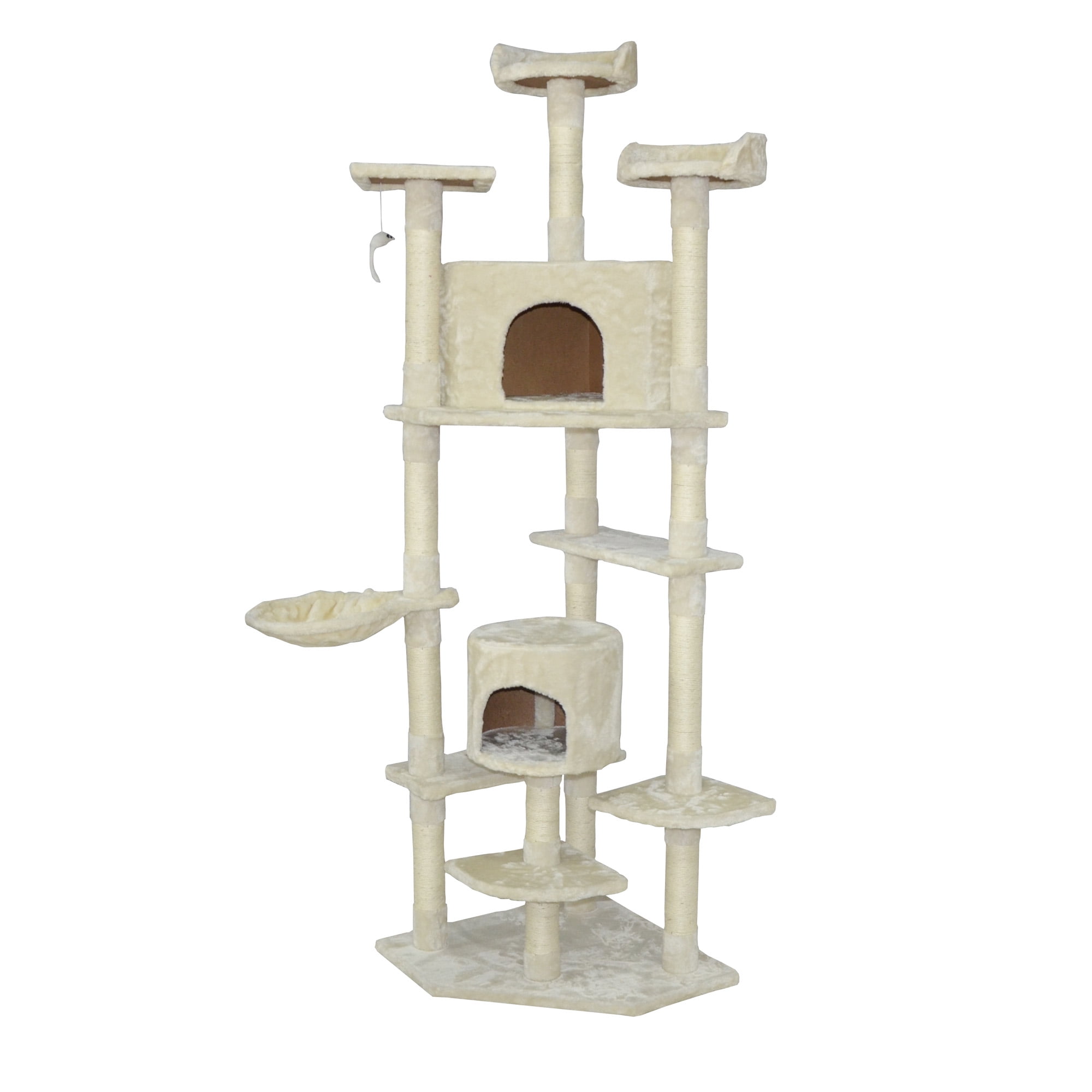 Noah's Ark 23.5"x23.5"x79" Deluxe Cat Tree Condo Furniture - Walmart