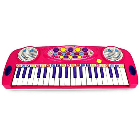 VT Happy Face 37 Keys Electric Organ Children's Kid's Battery Operated Toy Piano Keyboard Instrument