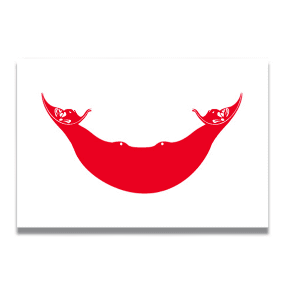 Magnet Me Up Easter Island Rapa Nui Polynesian Flag Vinyl Automotive Magnet Decal, 4x6 Inches