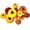 B, variant on SHURUIMA Velvet Fabric Mini Pumpkin Ornament Set, Durable Soft Cloth Fall Hanging Pumpkins, 3.1 Inch Multi Color Small Autumn Decor, 12 Pack 4 Large & 8 Tiny Pumpkins