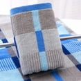 thumbnail image 4 of Checkered Soft Cotton Towel Bath Beach Bathroom Hand Hair Terry Towel for Kids Adults Home Textile House Cleaning Towel,(13.78*28.74in), 4 of 15