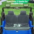 thumbnail image 3 of 24V Ride on Toys for Big Kids, 2 Seater Ride on Cars w/Remote Control, 21" Spacious Seat, 2WD/4WD Switchable, Spring Suspension, Story, Bluetooth, LED, Electric Vehicle for Boy Girl(Blue), 3 of 18