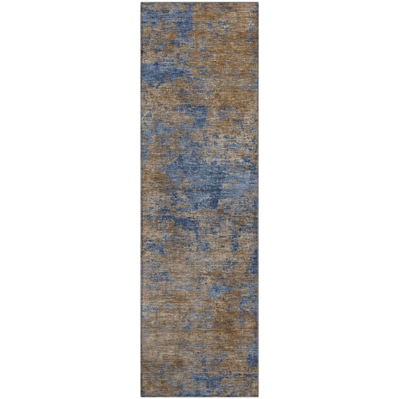 Dalyn Rugs Premium Machine Washable Mayfield AMF1093 Navy 2'3" x 7'6" Runner Rug