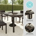 thumbnail image 3 of Martha Stewart 62" Indoor-Outdoor Patio Table with Engineered Wood Top in Brown Rattan Wicker, 3 of 11