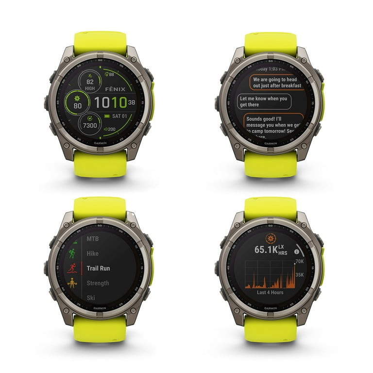 Garmin Fenix 8 51MM Solar Sapphire Multisport GPS Smartwatch