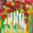 thumbnail image 3 of Brooks, Amanda J. 15x15 Black Modern Framed Museum Art Print Titled - Poppies Glowing, 3 of 5