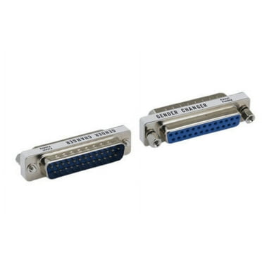 Kentek Mini DB25 25 Pin Male to Female M/F Parallel Serial Printer Port Mini Adapter Gender Changer Coupler RS-232 Straight Through