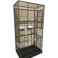 thumbnail image 4 of 70" Rolling Extra Large Metal Bird Breeding Cage with Detachable Stand for Aviary Budgie Canary Finches Lovebirds, 4 of 12
