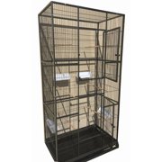 70 Rolling Extra Large Metal Bird Breeding Cage with Detachable Stand for Aviary Budgie Canary Finches Lovebirds