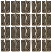 20 Pcs Mini Hinge Cabinet Hinges Chest Decked Accessories Small Anti Rust Iron