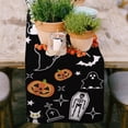 thumbnail image 4 of Halloween Table Runner, Pumpkin Tablecloth, Suitable for Kitchen, Dining Room, Living Room Display, Halloween Party Decoration, 4 of 5
