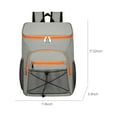 thumbnail image 3 of up to 65% off karymi Camping, Cooler Backpack Insulation Leak-proof Backpack Large Capacity Lightweight Travel Camping Beach Backpack Cooler Ice Chest Travel Essentials Sports and Outdoors, 3 of 7