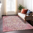 thumbnail image 6 of Addison Rugs Chantille Indoor/Outdoor Transitional Aztec Merlot Machine Washable Rectangle Rug, 5' x 7'6", 6 of 8