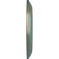 thumbnail image 3 of 44 1/2"OD x 4"ID x 4 "P Classic Ceiling Medallion (Fits Canopies up to 8 1/4"), Hand-Painted Copper Green Patina, 3 of 4