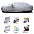 thumbnail image 3 of Car Cover Full Sedan Covers with Reflective Strip Sunscreen Protection Dustproof UV Scratch-Resistant Universal XXL, 3 of 7