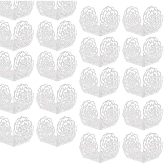 Chocolate Tray Paper Candy Cups Truffle Wrappers Liners Small Flared Baking Cups for Wedding Party