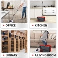 thumbnail image 7 of Mop and Bucket Set, Hands Free Mop and Bucket Floor Cleaning Set, Mop Bucket with Wringer, 61 inches Telescopic Mop Rod, 3 Microfiber Mop Heads, Rotary Mop Bucket System for Home and Office Use, 7 of 7