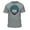 ATHLETIC HEATHER, variant on Teelocity Bob Ross No Worries Be Happy Graphic T-Shirt (Medium - Standard Fit, Athletic Heather)