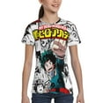 thumbnail image 4 of My Hero Academia Izuku Midoriya Kids T-Shirt 3d Printed Graphic T-Shirts Boys And Girls Short Sleeve Shirts For Youth Kids X-Small, 4 of 7
