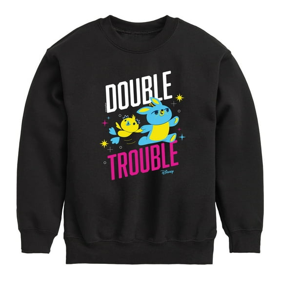 Toy Story - Double Trouble - Toddler & Youth Crewneck Fleece Sweatshirt